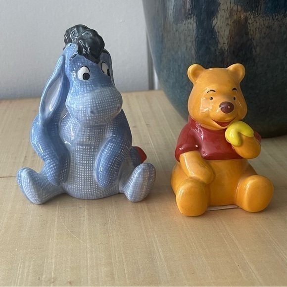 Disney Other - 2/$49 Winnie the Pooh Eeyore Salt Pepper Set NWT Collect Disney China Vintage